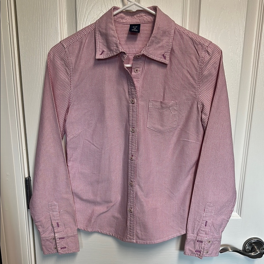 Men's Pink Striped Shirt